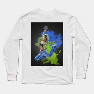 Woman Dancing Dancer Long Sleeve T-Shirt